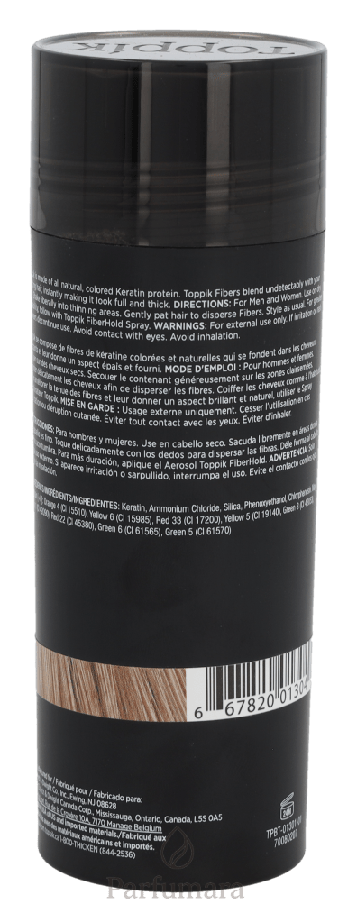 Toppik Hair Building Fibers - Light Brown 12 g