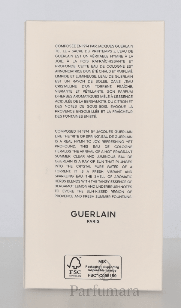 Guerlain Eau de Guerlain Cologne Spray 100 ml