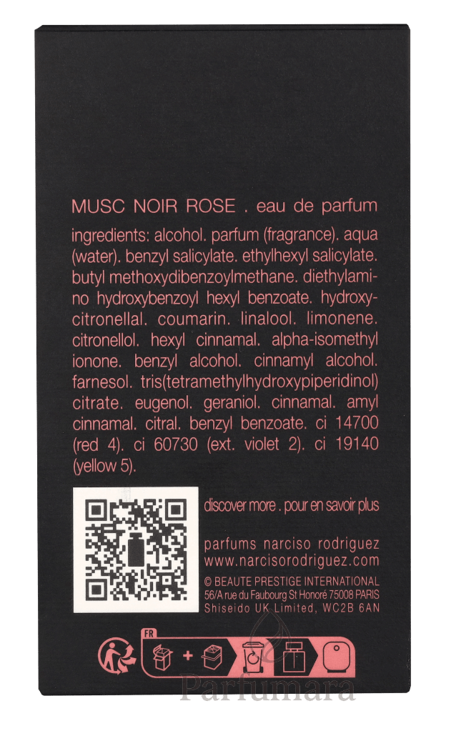 Narciso Rodriguez Musc Noir Rose For Her Eau de Parfum 30 ml