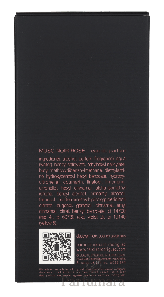 Narciso Rodriguez Musc Noir Rose For Her Eau de Parfum 30 ml