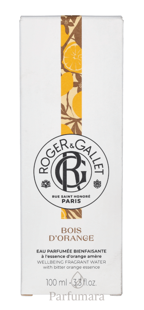 Roger & Gallet Bois D'Orange Wellbeing Fragrant Water Natural Spray 100 ml