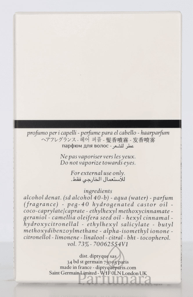 Diptyque 34 Boulevard Saint Germain Hair Mist