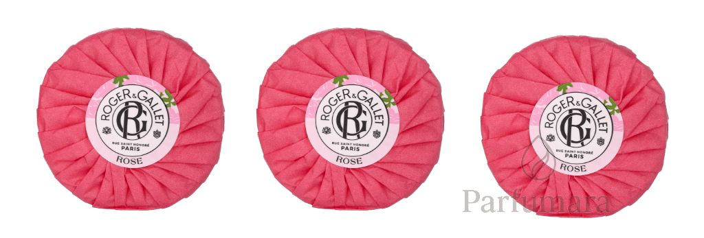 Roger & Gallet Rose Giftset Soap Bar - 3x100gr