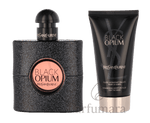 YSL Black Opium Giftset EDP 50 ml/Body Lotion 50 ml/Travel Selection