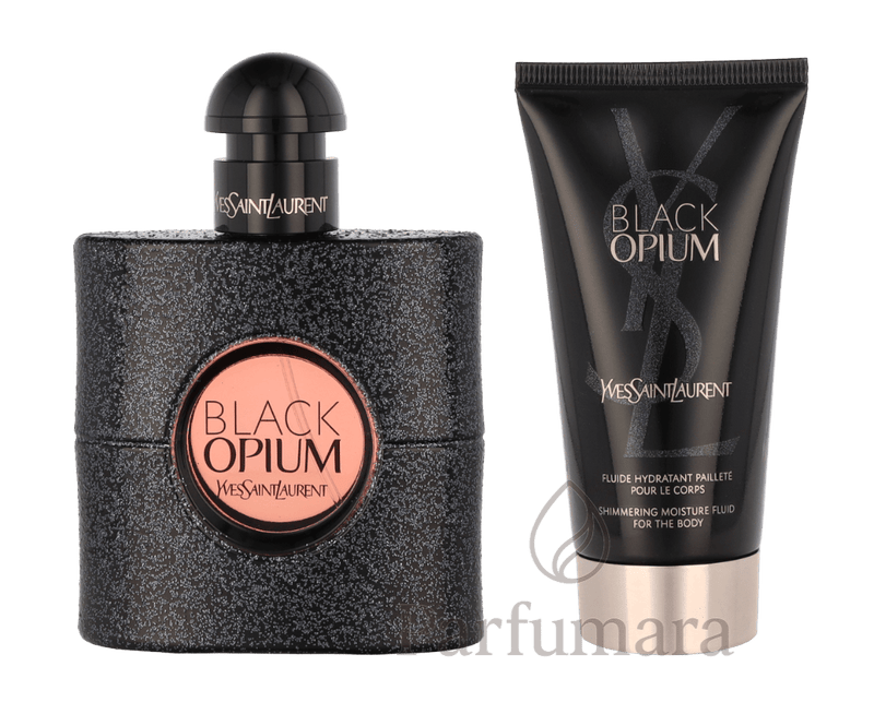 YSL Black Opium Giftset EDP 50 ml/Body Lotion 50 ml/Travel Selection